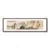 Landscape decorative paintings, living room sofa background, office murals, new Chinese-style spray-painted traditional Chinese paintings, solid wood high-end hanging paintings Item Picture